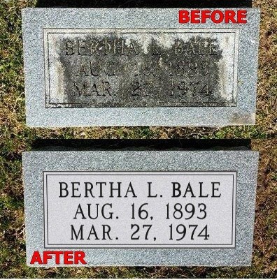 Example Before and After Flat Marker