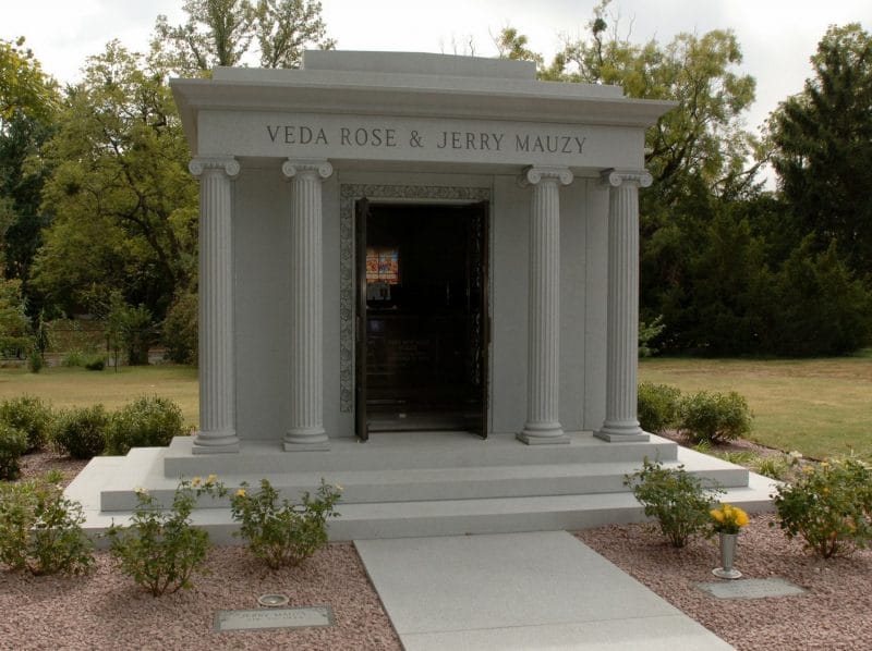 Rock of Ages Family Private and Estate Mausoleum Veda Rose and Jerry Mauzy